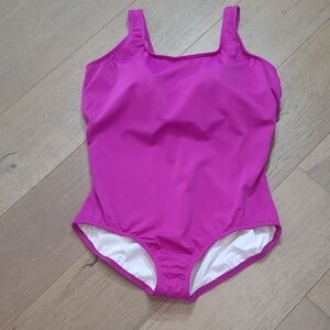 NWOT Land's End Swimsuit Women's sz 20W Purple Tugless One Piece Bathing Suit